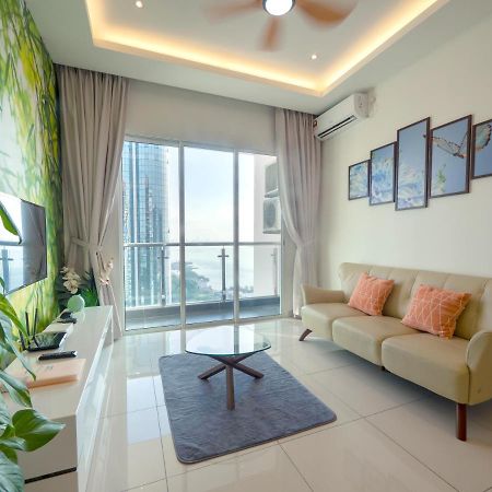 Seaview Condo Near Rf Mall, Food Court & Free Netflix Johor Bahru Kültér fotó